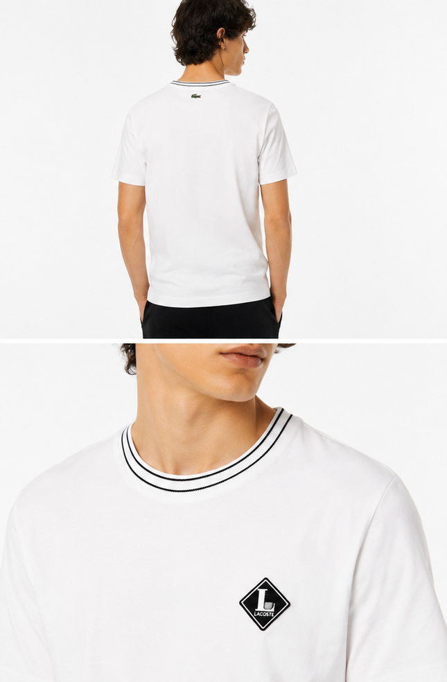 T-shirt Lacoste bianca