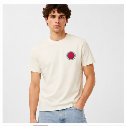 T-shirt lacoste beige